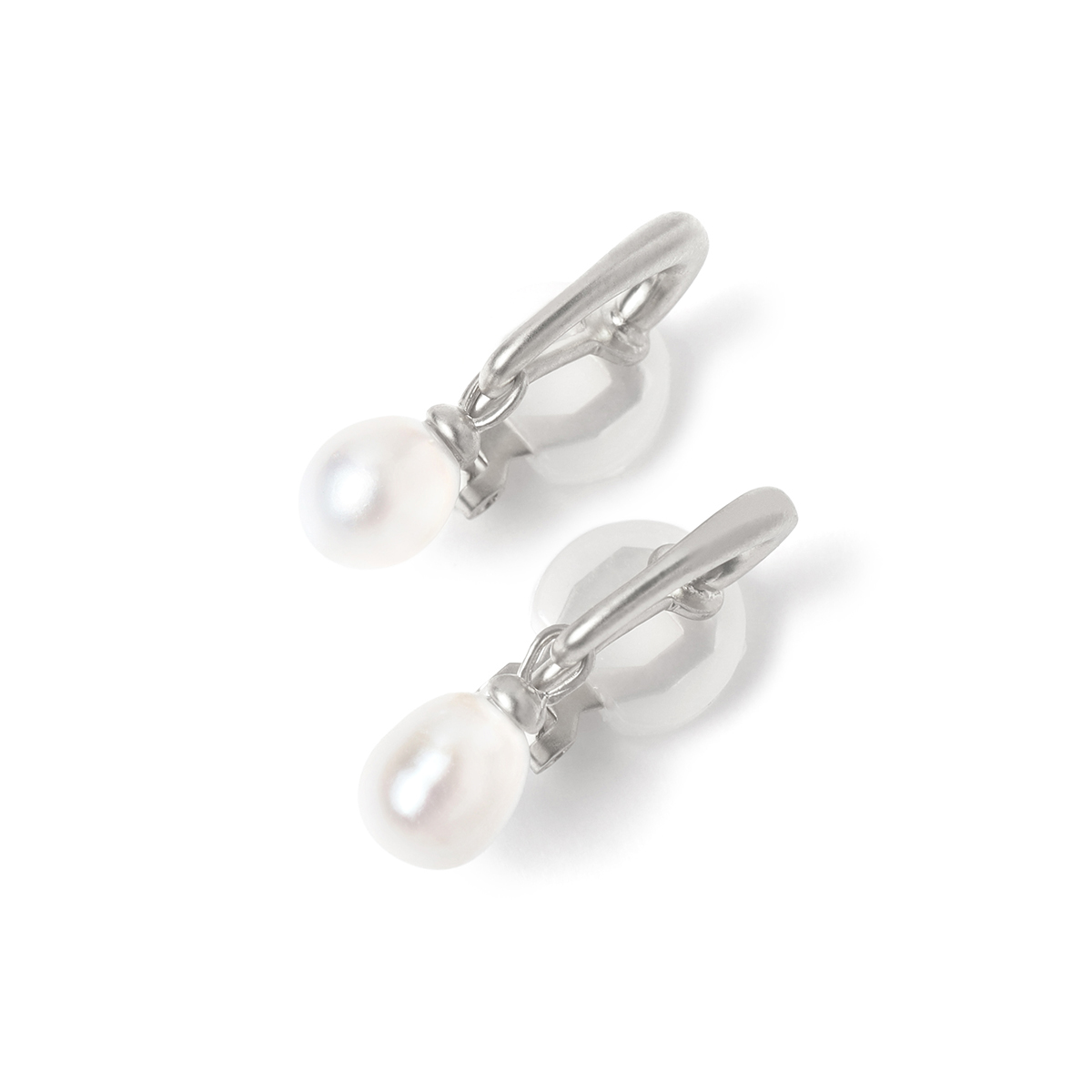 Secret Heart Earrings Silver