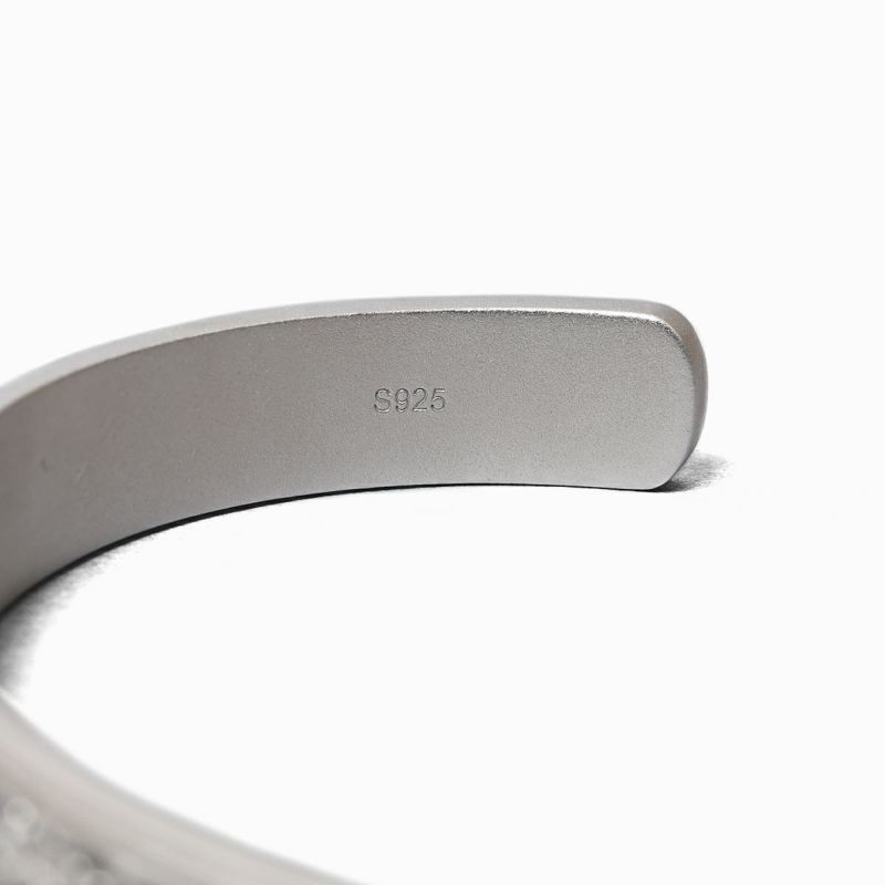 Flower Bangle (Silver)【Luxe】 | Freecus